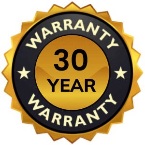 30 year warranty badge