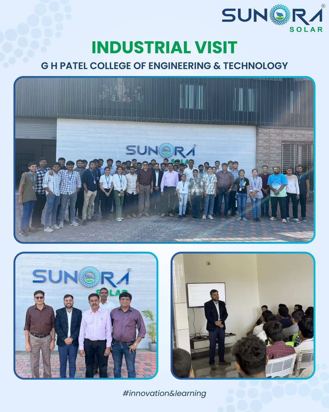 Industrial Visit Instagram Post