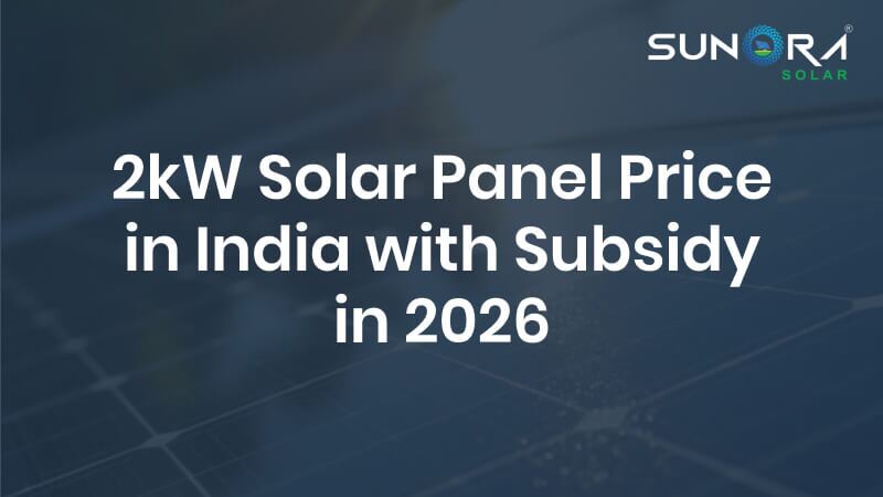 2kW solar panel price in India