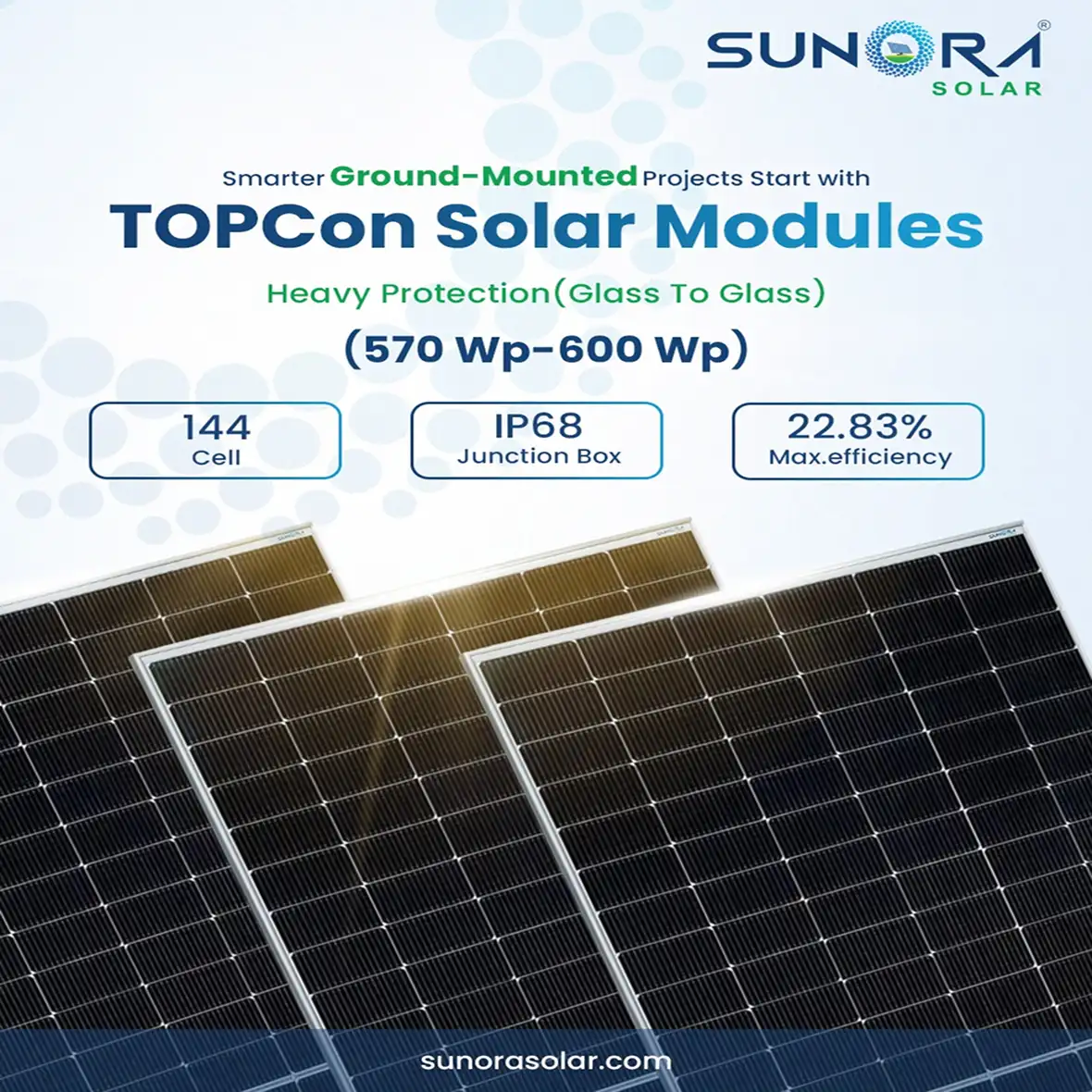 TOPCon Solar Panel (575Wp-600Wp)