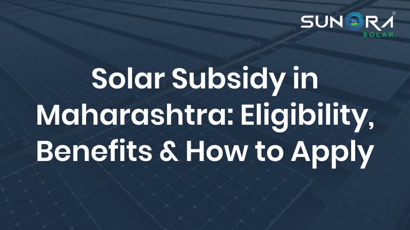 Solar Subsidy in Maharashtra